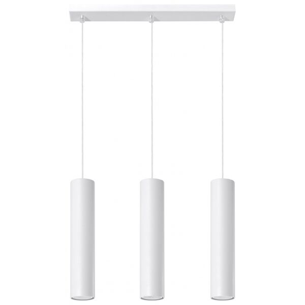 Lampa Wisząca LAGOS 3 biały zwis Sufitowy LED SOLLUX LIGHTING SL.0325