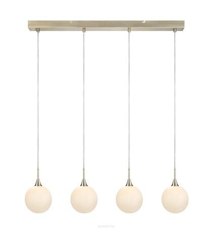 Lampa wisząca Quattro XL 107869 Markslojd  MINIMALISTYCZNA kuliste klosze podłużna listwa