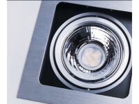 Lampa sufitowa SISTO 1 AZ0793 Azzardo Ruchoma oprawa wpuszczana ALUMINIUM  - 2