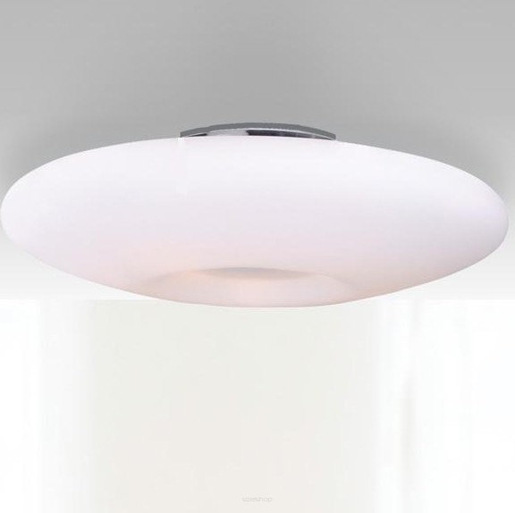 Lampa sufitowa plafon PIRES 60  AZ0281 Azzardo Nowoczesna w kształcie spodka biała średnica 60 cm