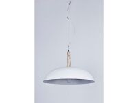 Lampa wisząca PERUGIA AZ1334 Azzardo Okazały klosz o średnicy 49 cm z metalu połączony z drewnem - 3