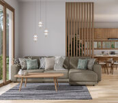 Lampa wisząca Fuente PND-34395-3-HBR Italux - 2