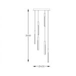 MD4768-6-3BMT ELIOT LAMPA WISZĄCA CZARNA-DREWNO/BLACK-WOOD ZUMALINE - 7