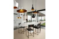 Lampa wisząca MIX AZ1339 Azzardo Designerska kompozycja biało-złota aluminiowa - 3