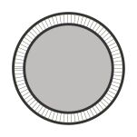 MX3328-2-3BT BALU LAMPA SUFITOWA CZARNA/BLACK ZUMALINE - 3