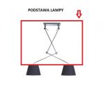 Podstawa lampy wiszącej ADAM 2S  PODWÓJNA WYKOŃCZENIE NIKIEL SATYNOWY - 12