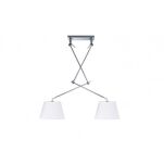Podstawa lampy wiszącej ADAM 2S  PODWÓJNA WYKOŃCZENIE NIKIEL SATYNOWY - 8