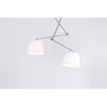 Podstawa lampy wiszącej ADAM 2S  PODWÓJNA WYKOŃCZENIE NIKIEL SATYNOWY - 9