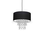 Lampa wisząca ALMERIA BLACK/CHROME MILAGRO MLP6431  - 4