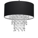 Lampa wisząca ALMERIA BLACK/CHROME MILAGRO MLP6431  - 3