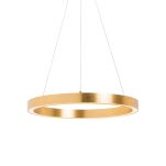 Elegancka lampa wisząca CARLO PL200910-600-GD Zuma Line Pierścień złoty LED  - 4
