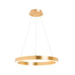 Elegancka lampa wisząca CARLO PL200910-600-GD Zuma Line Pierścień złoty LED  - 6