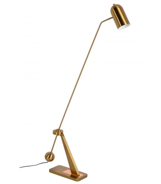 Lampa podłogowa CRANE złota KING HOME JL3829  