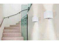 Lampa ścienna kinkiet LETICIA 1 AZ2814 Azzardo Ascetyczna kostka ruchome źródło światła czarno złota - 2