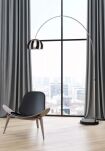 Lampa stojąca COSMO S 3382 Nowodvorski Łukowa srebrna 200 cm - 2
