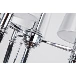 Lampa wisząca DIABLO 6 BIG AZ1389 Azzardo Nowoczesna lampa z materiałowymi abażurami kolor biały   - 6