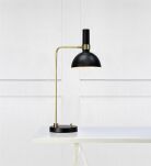 Lampa stołowa skandynawska Larry MArkslojd Czarno-złota 106973  - 2