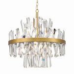 Lampa wisząca CONSTANTINOPLE złota/kryształ Zuma Line P0567-08C-7GAC - 3