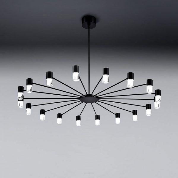 Lampa wisząca GALILEO 0051.31 Vivida International Czarna nowoczesna 