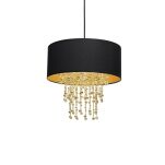Lampa wisząca ALMERIA BLACK/GOLD MILAGRO MLP6441   - 2