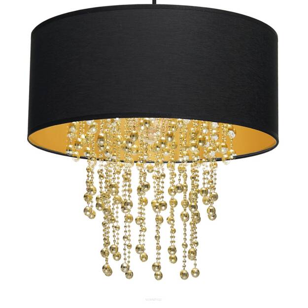 Lampa wisząca ALMERIA BLACK/GOLD MILAGRO MLP6441  