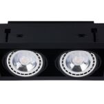Lampa wpuszczana DOWNLIGHT ES111 II Nowodvorski 9570 Podwójna egulowana czarna  - 2