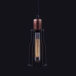 Lampa wisząca WORKSHOP 6337 Nowodvorski  Zachwycająca RETRO czarna - 2