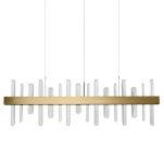 Lampa wisząca arctic led złota 100 cm step into design kryształ MP0099 gold - 2