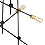 Lampa sufitowa AXIS 9297 Nowodvorski Efektowna czarno-złota  - 2