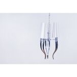 Lampa wisząca DIABLO 3 BIG AZ1232 Azzardo Imponująca niezwykła forma 6 źródeł światła biała - 2