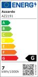 Kinkiet lampa ścienna ANCONA S AZ2191 Azzardo Okrągła czarna LED  IP54 - 4