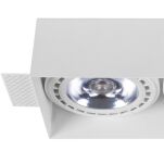 Lampa sufitowa MOD II PLUS 9407 Nowodvorski Wpuszczana bezramkowa podwójna BIAŁA - 3