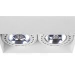Lampa sufitowa MOD II PLUS 9407 Nowodvorski Wpuszczana bezramkowa podwójna BIAŁA - 2