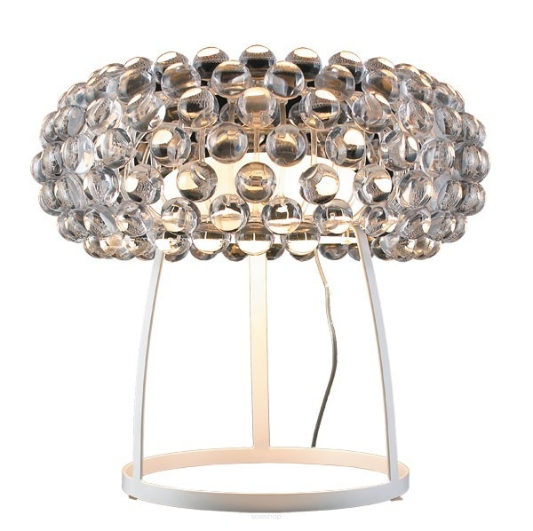 Lampa stołowa/biurkowa ACRYLIO TABLE AZ1099 Azzardo Efektowna ozdobiona kryształowymi kamyczkami 