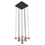 Lampa wisząca SHALLOW 0054.32.OR Vivida International Różowe złoto LED - 2