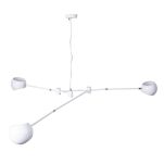 Lampa wisząca ASTRONOMY-3 biała 175 cm nowoczesna Step into design ST-5335B-3 WHITE rozłożysta - 2