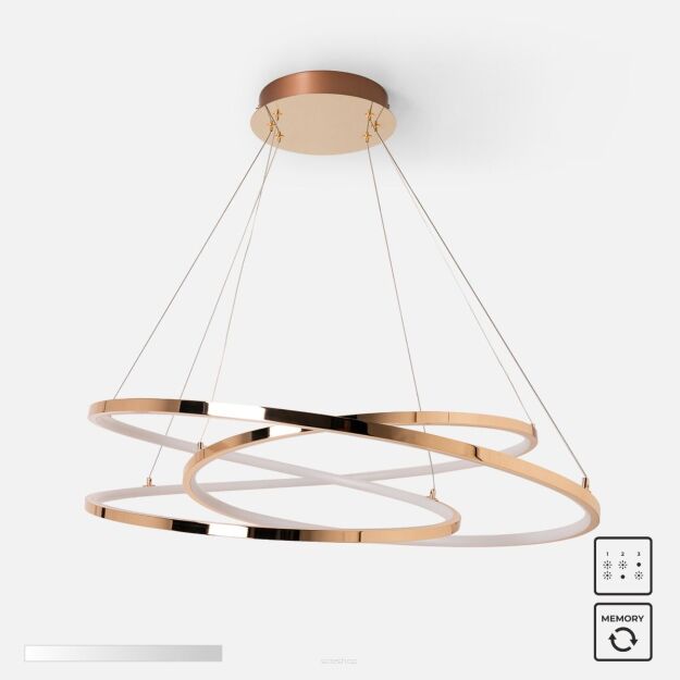 MD7360-1A-3GT CHOLET LAMPA WISZĄCA ZŁOTA ZUMALINE