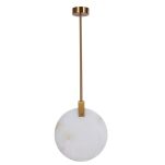 Lampa wisząca MARBLE 30 cm LED ST-8950-30 Step Into Design talerzyk z naturalnego marmuru - 3