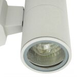 Kinkiet zewnętrzny ADELA 7001 AL tuba aluminium E27 duża SU-MA świeci obustronnie - 4