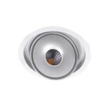Lampa sufitowa oczko wpuszczana BOSTON 1 ROUND AZ3471 Azzardo Biała ruchome źródło światła LED - 2