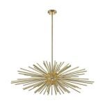 Lampa wisząca URCHIN P0491-09E-F7DY Zuma Line Rozłożysta złota efektowna - 2