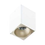 Lampa sufitowa plafon HUGO AZ0827 Azzardo Techniczna kostka o wysokości 14,5 cm BIAŁA - 5