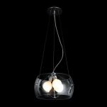 Lampa wisząca  COSMO AZ0846 Azzardo Nowoczesna transparentny klosz w kształcie ronda clear - 2