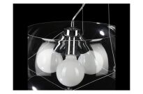 Lampa wisząca  COSMO AZ0846 Azzardo Nowoczesna transparentny klosz w kształcie ronda clear - 4