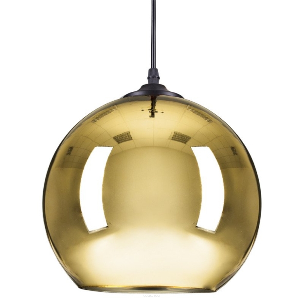 Lampa wisząca MIRROR GLOW - L złota  40 cm ST-9021- L gold nowoczesna