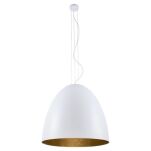 Lampa wisząca EGG XL 9026 Nowodvorski Imponująca półokrągła lampa czarna+złota - 4