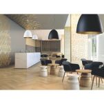 Lampa wisząca EGG XL 9026 Nowodvorski Imponująca półokrągła lampa czarna+złota - 5