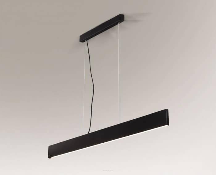 Lampa wisząca HIOKI 5576 Shilo Czarna listwa 112 cm LED