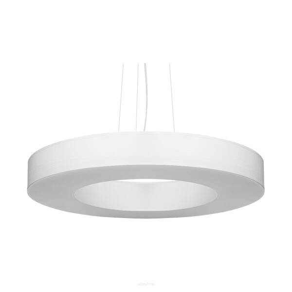 Wisząca lampa Żyrandol SATURNO SLIM 70 Biały Abażur Tworzywo Sztuczne SOLLUX LIGHTING SL.0753