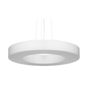 Wisząca lampa Żyrandol SATURNO SLIM 70 Biały Abażur Tworzywo Sztuczne SOLLUX LIGHTING SL.0753